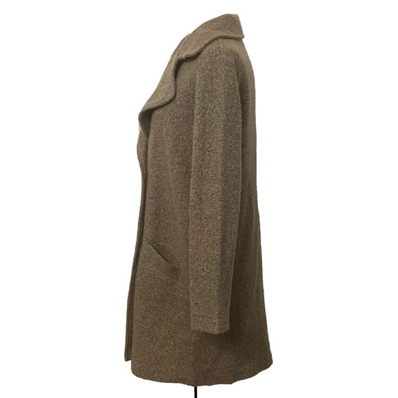 HALOGEN Wool Blend Sweater Jacket Women’s Small Double Breasted Grey Lightweight - Picture 2 of 9